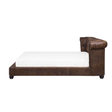 Load image into Gallery viewer, Bran Upholstered Bed Without Storage In Suede