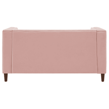 Load image into Gallery viewer, Brew Pink Suede Sofa or Loveseat with Pillows