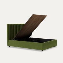 Load image into Gallery viewer, Breeze Upholstered Luxury Bed With Hydraulic In Suede