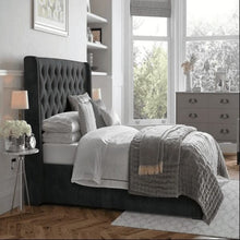 Load image into Gallery viewer, Austin Upholstered Bed Without Storage In Suede