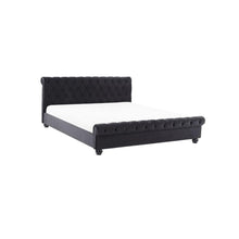 Load image into Gallery viewer, Arya Upholstered Bed Without Storage In Suede