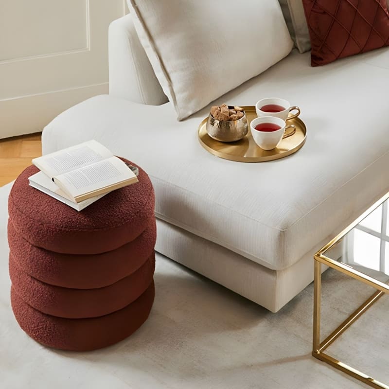 Pebble Ottoman : Elegant Seating for Living Room and Lounge