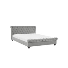 Load image into Gallery viewer, Arya Upholstered Bed Without Storage In Suede
