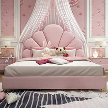 Load image into Gallery viewer, Holden Upholstered Kids Bed Without Storage In Suede