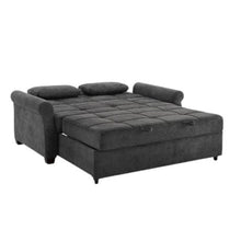 Load image into Gallery viewer, Elegance Scape Sofa Cum Bed in Suede