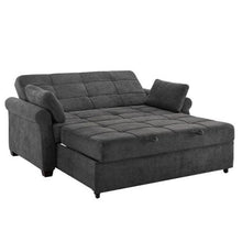 Load image into Gallery viewer, Elegance Scape Sofa Cum Bed in Suede