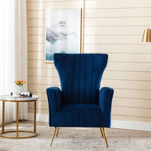 Load image into Gallery viewer, Timeless Winged Throne Wing Chair
