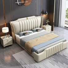 Load image into Gallery viewer, Ankara Pro Upholstered Bed Without Storage In Fabric