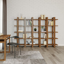 Load image into Gallery viewer, Harmony Shelf/Bookcase - 98" - Solid Teak Wood