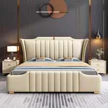 Load image into Gallery viewer, Ankara Pro Upholstered Bed Without Storage In Fabric