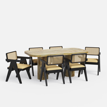 Load image into Gallery viewer, Alba-Pierre Dining Table Set - 6 & 8 Seater/ All sizes