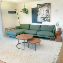 Load image into Gallery viewer, Anne Sofa | L Shaped Right Sectional | Polyfill Cushion (9.3 feet) XL | Removable Fabric