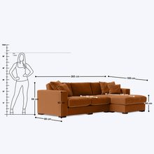 Load image into Gallery viewer, Atlanta L Shape Sofa