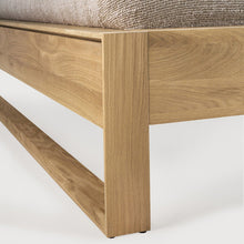 Load image into Gallery viewer, Sael Bed - Solid Walnut/Teak/Oak Wood (King)