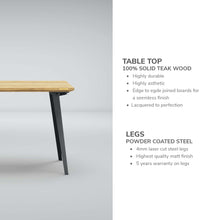 Load image into Gallery viewer, Takeshi Desk (4x2 feet) - Solid Teak Wood (Sagwan)