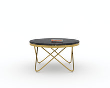 Load image into Gallery viewer, Clos Coffee Table with Black Engineered Marble Top