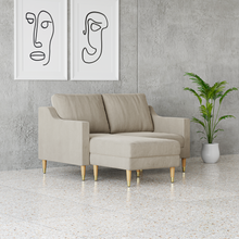 Load image into Gallery viewer, Lore Sofa | Small L-Shaped Sectional with Chaise (5 feet)