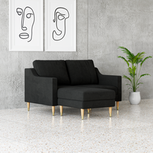 Load image into Gallery viewer, Lore Sofa | Small L-Shaped Sectional with Chaise (5 feet)