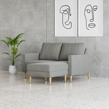 Load image into Gallery viewer, Lore Sofa | Small L-Shaped Sectional with Chaise (5 feet)