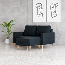 Load image into Gallery viewer, Lore Sofa | Small L-Shaped Sectional with Chaise (5 feet)