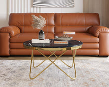 Load image into Gallery viewer, Clos Coffee Table with Black Engineered Marble Top