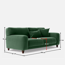 Load image into Gallery viewer, Edith 3 Seater Sofa - 78"