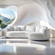 Load image into Gallery viewer, Maria Curvy Sectional Sofa - 124"