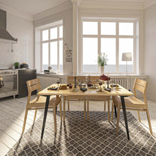 Load image into Gallery viewer, Serenity Dining Table (5x3 feet) - White Oak Veneer