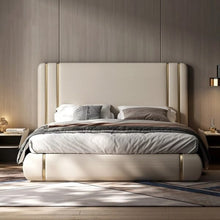 Load image into Gallery viewer, European Luxury Upholstered Bed Without Storage In Suede