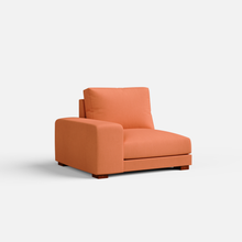 Load image into Gallery viewer, Derek modular right arm 4 seater sofa with ottoman - 133.5" | 62" Left chaise