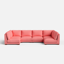 Load image into Gallery viewer, Derek Modular U- Shaped sofa - 62" Left Chaise | 123" Middle | 62" Right Chaise