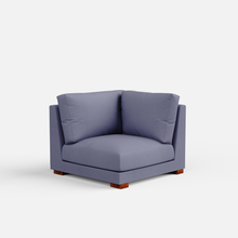 Load image into Gallery viewer, Derek modular right arm 3 seater sofa with ottoman - 133.5"