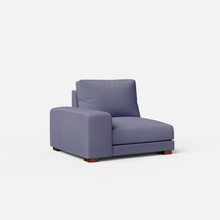 Load image into Gallery viewer, Derek modular right arm 3 seater sofa with ottoman - 133.5"