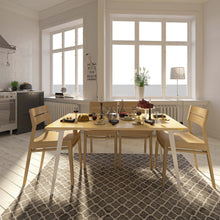 Load image into Gallery viewer, Serenity Dining Table (5x3 feet) - White Oak Veneer