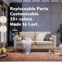 Load image into Gallery viewer, Palo Sofa (Split Seats) | 3+ Seater (7 feet) | Removable Fabrics