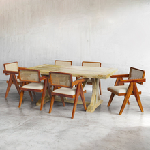 Load image into Gallery viewer, Gable Large Dining Table with Pierre Chairs - 6 Seater/175 cm