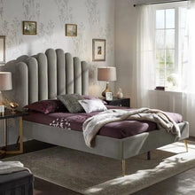 Load image into Gallery viewer, Jame Bed Without Storage In Suede