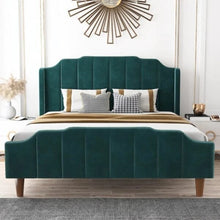 Load image into Gallery viewer, Berlin Upholstered Without Storage Bed In Suede