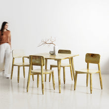 Load image into Gallery viewer, Helena Dining Table Set - 4 Seater/100 cm