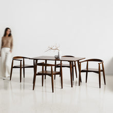 Load image into Gallery viewer, Helena Millie Walnut Dining Table Set - 4 & 6 Seater/All sizes