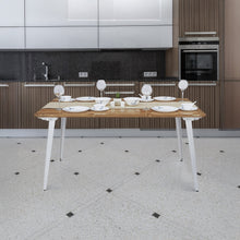 Load image into Gallery viewer, Serenity Table (5x3 feet) - Solid Teak/Walnut/Oak Wood