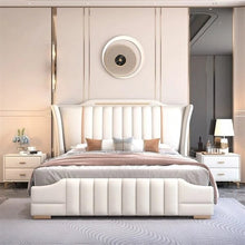 Load image into Gallery viewer, Mario Luxury Upholstered Bed WithOut Storage In Leatherette