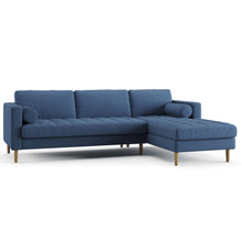 Load image into Gallery viewer, Palo Sofa T | L-Shaped Right Sectional with Chaise (8.25 feet length) | Tufted