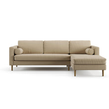 Load image into Gallery viewer, Palo Sofa | L-Shaped Sectional with Chaise (8.25 feet length) | Removable Fabrics