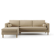 Load image into Gallery viewer, Palo Sofa | L-Shaped Sectional with Chaise (8.25 feet length) | Removable Fabrics