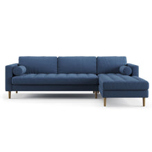 Load image into Gallery viewer, Palo Sofa T | L-Shaped Sectional with Chaise (8.25 feet length) | Tufted