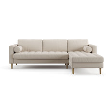 Load image into Gallery viewer, Palo Sofa T | L-Shaped Right Sectional with Chaise (8.25 feet length) | Tufted