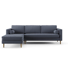 Load image into Gallery viewer, Palo Sofa | L-Shaped Sectional with Chaise (8.25 feet length) | Removable Fabrics