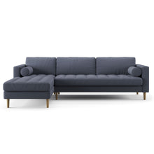Load image into Gallery viewer, Palo Sofa T | L-Shaped Right Sectional with Chaise (8.25 feet length) | Tufted