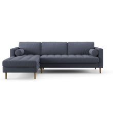 Load image into Gallery viewer, Palo Sofa T | L-Shaped Right Sectional with Chaise (8.25 feet length) | Tufted